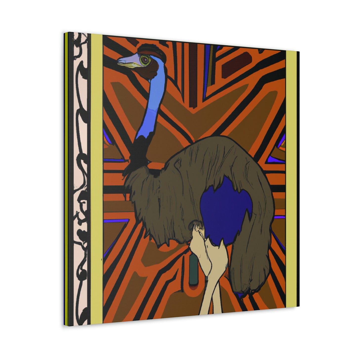 "Emerging Emu Artwork" - Canvas