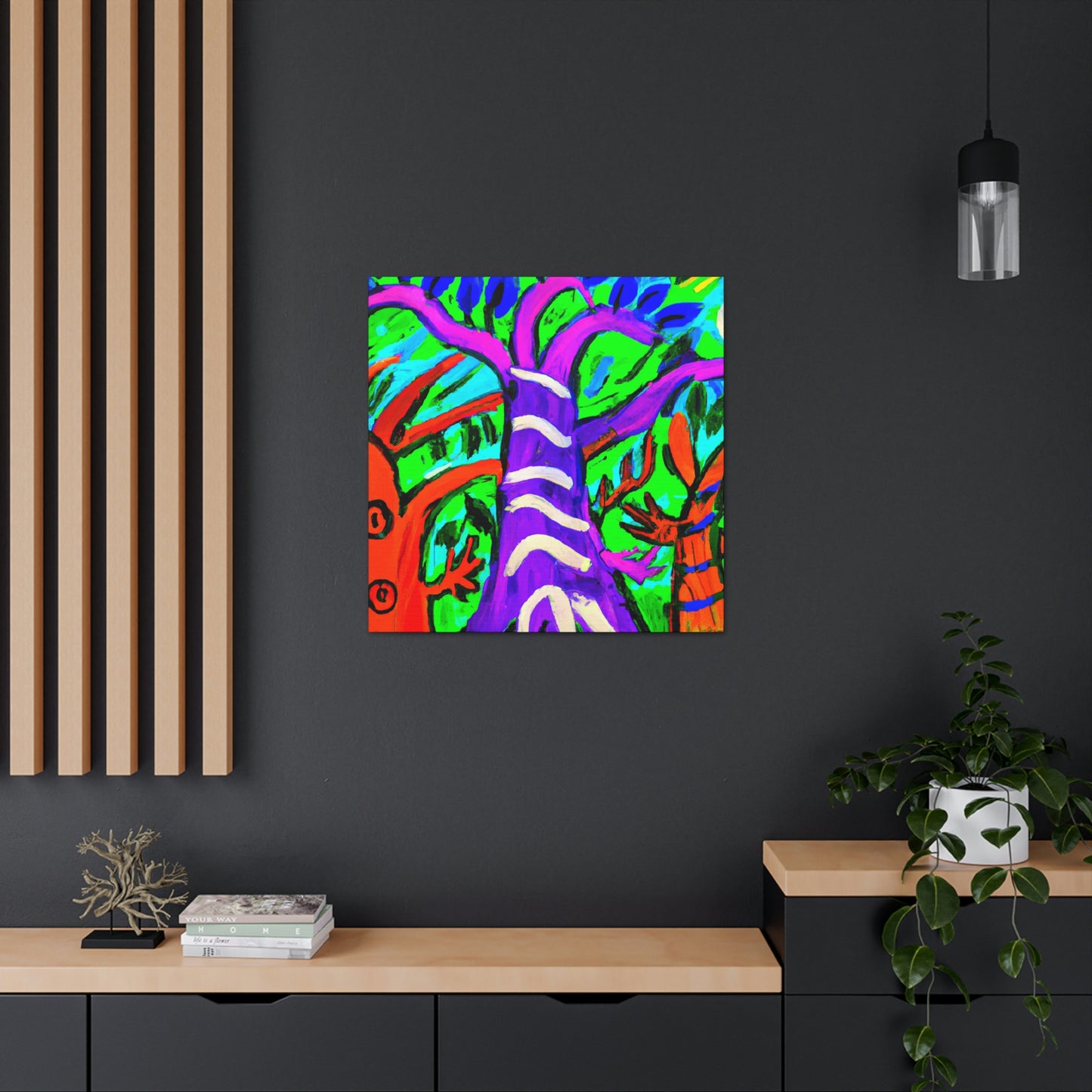 "Beech Tree Abstract Vision" - Canvas