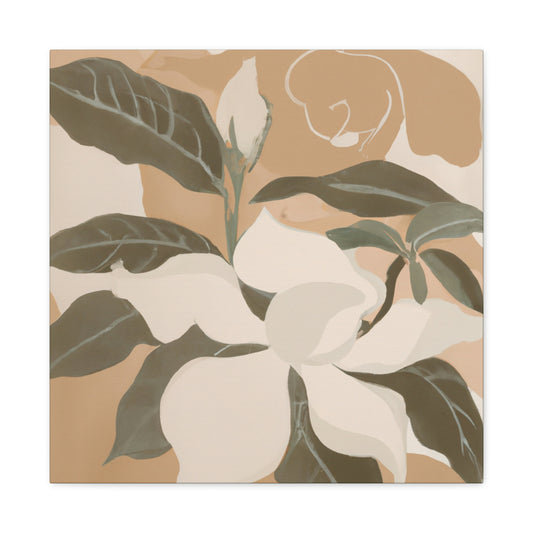 "Gardenia Perfumed Petals" - Canvas