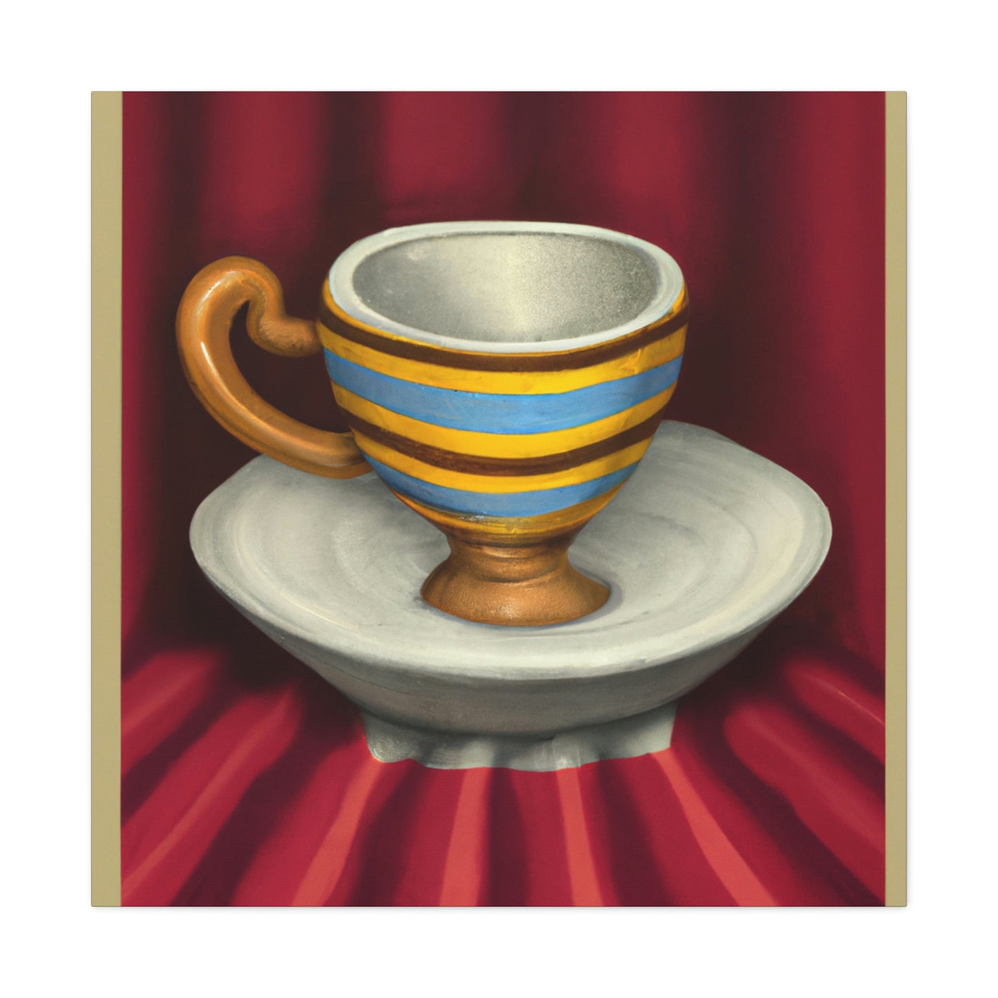 Coffee Cup Neoclassicism - Canvas