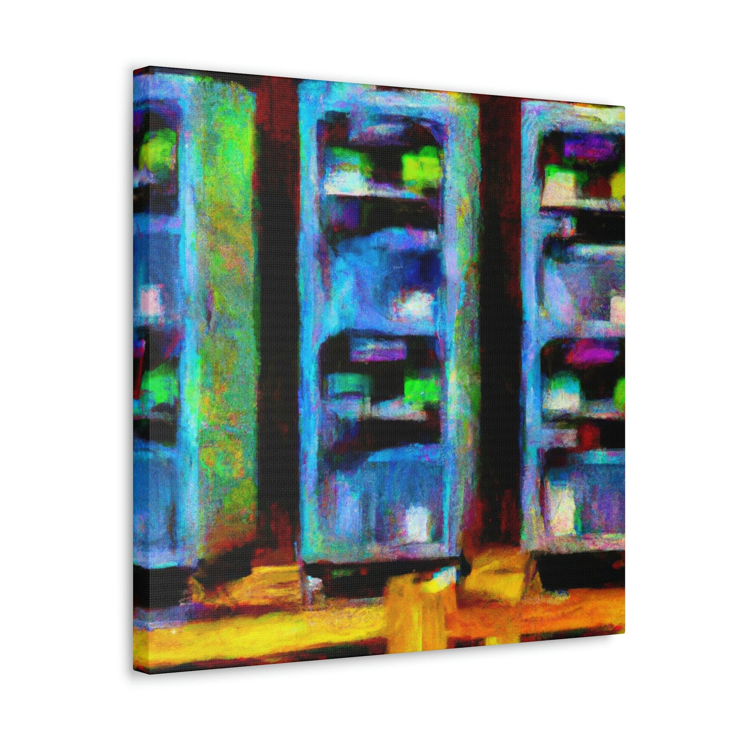 "Digital Tech Impressionism" - Canvas