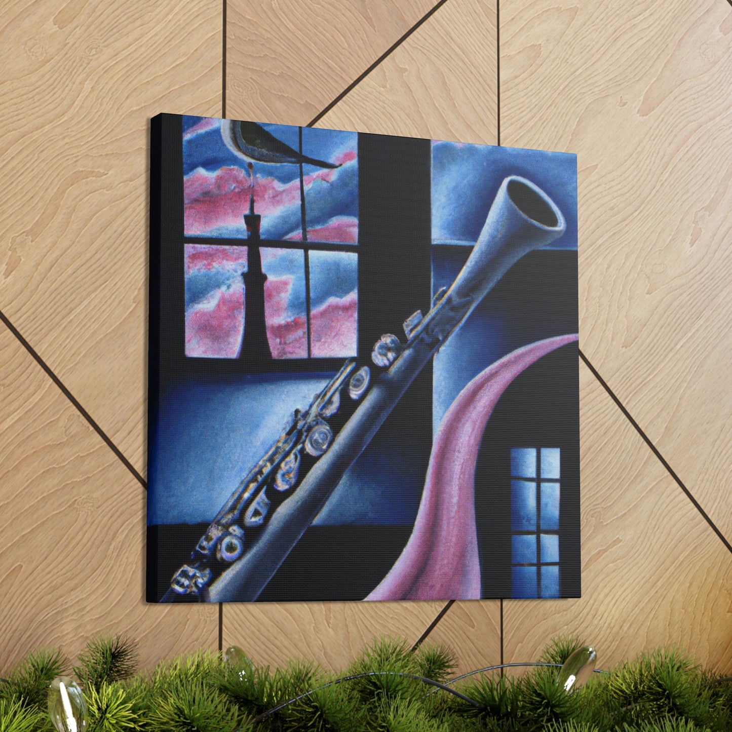 Clarinet in the Clouds - Canvas