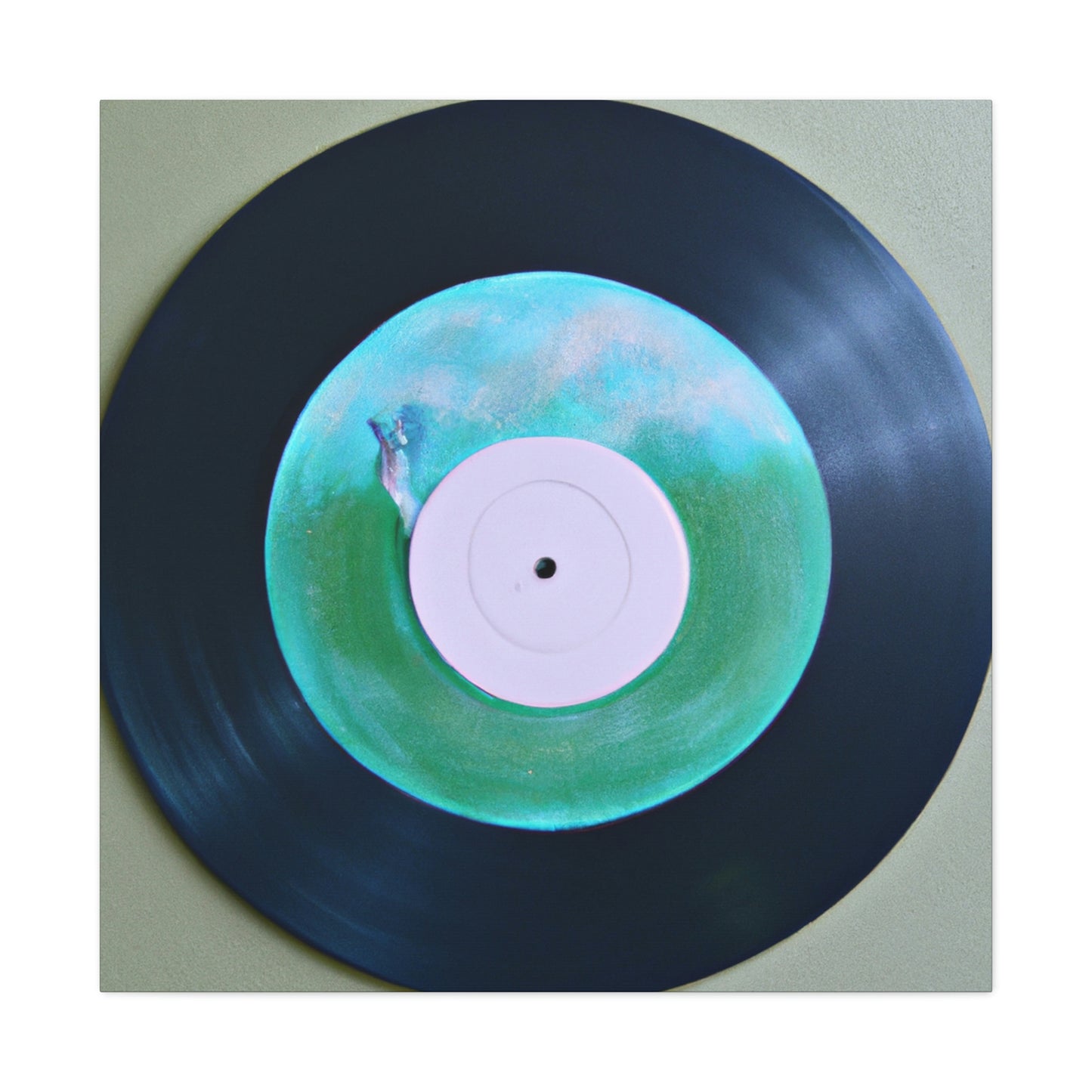 "Vinyl Record Dreamscape" - Canvas