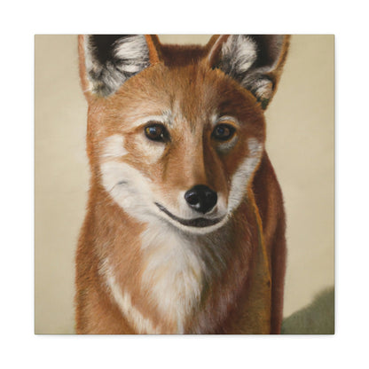 Dhole in Hyperrealism - Canvas