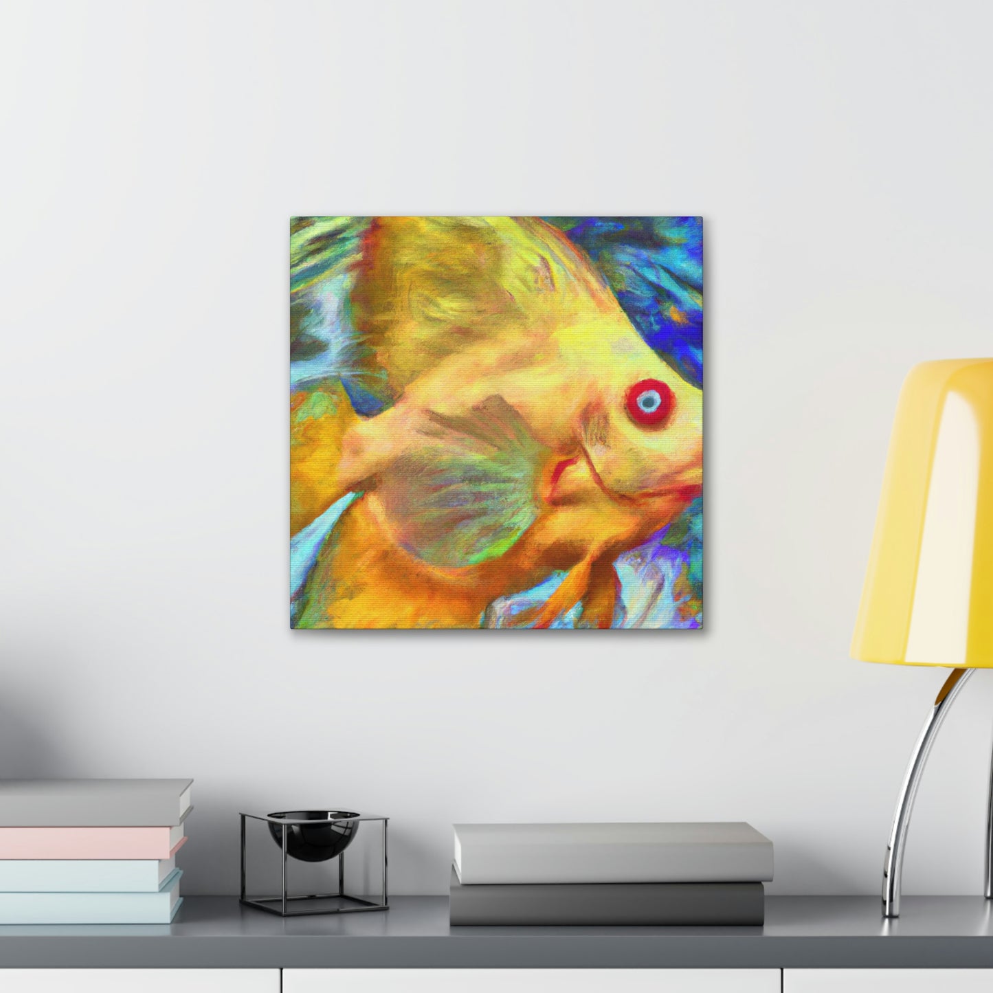 "Angelic Fish Dreamscape" - Canvas