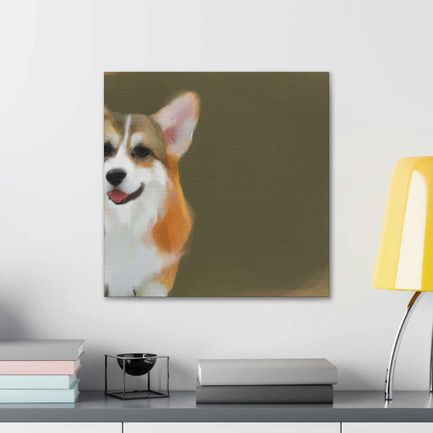 "Companionship of Corgis" - Canvas