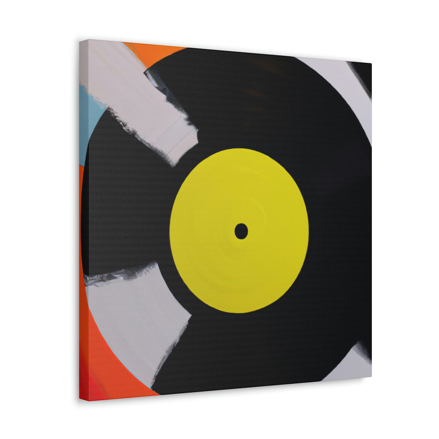 Vinyl Record Elegance - Canvas