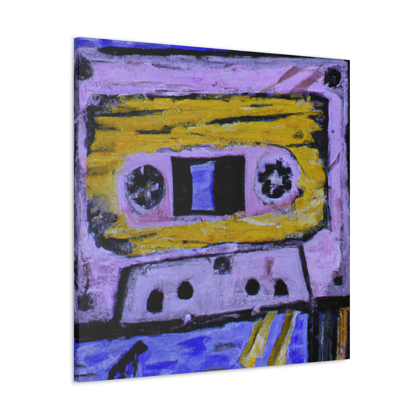 "Cassette Tape Reflection" - Canvas