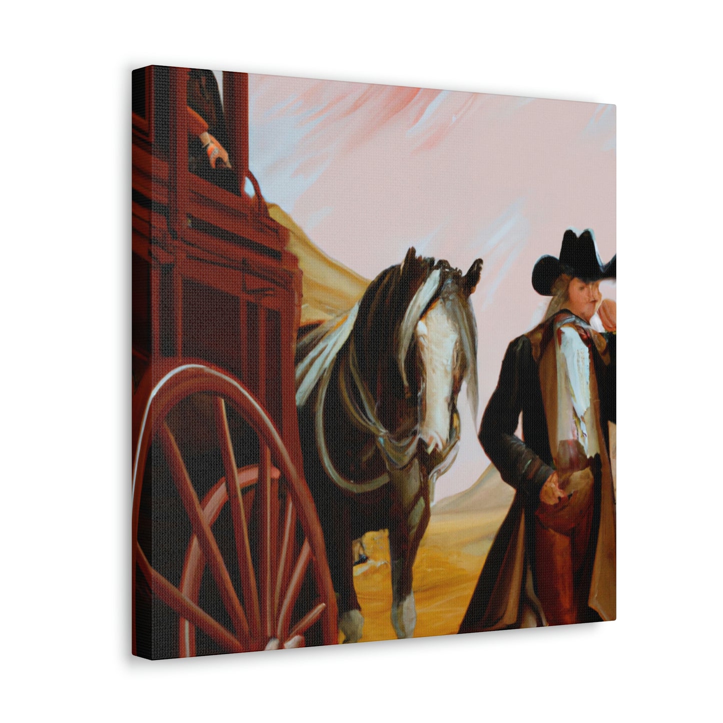 Stagecoach Neoclassicism - Canvas