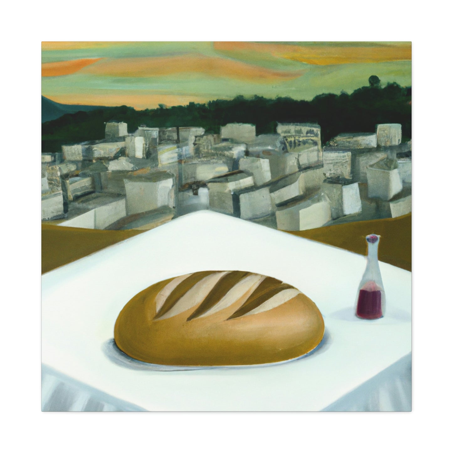 "Bread of Sublimity" - Canvas