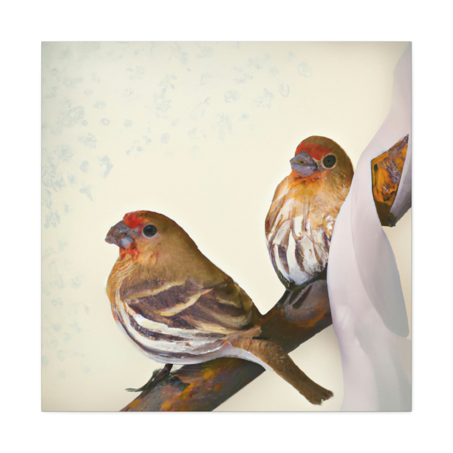 "Finch Home in Deco" - Canvas