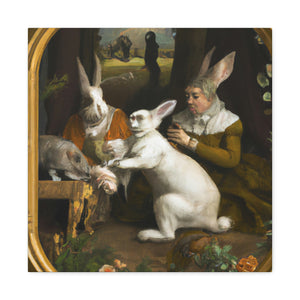 "Rabbit of the Renaissance" - Canvas