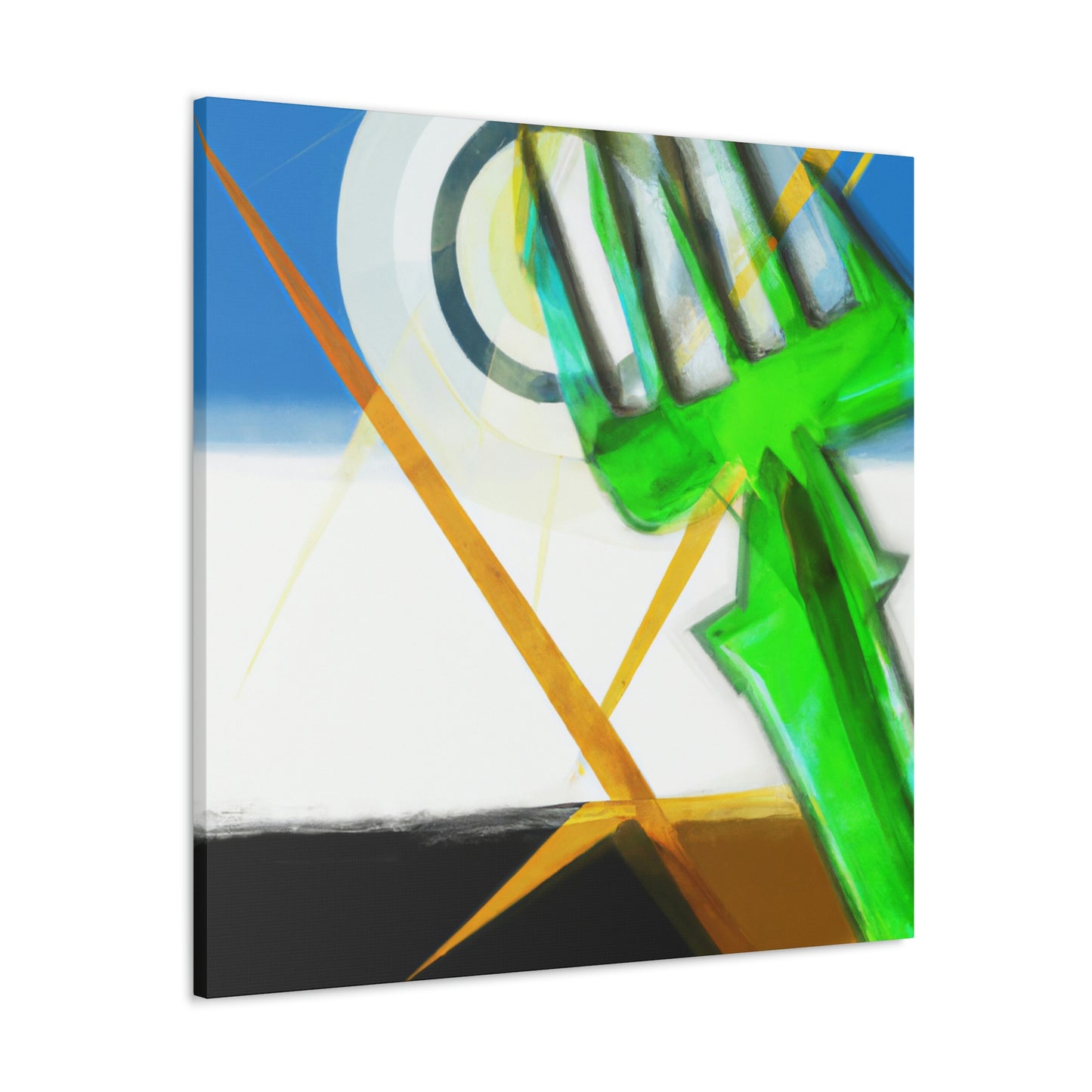 "Pitchfork in Art Deco" - Canvas