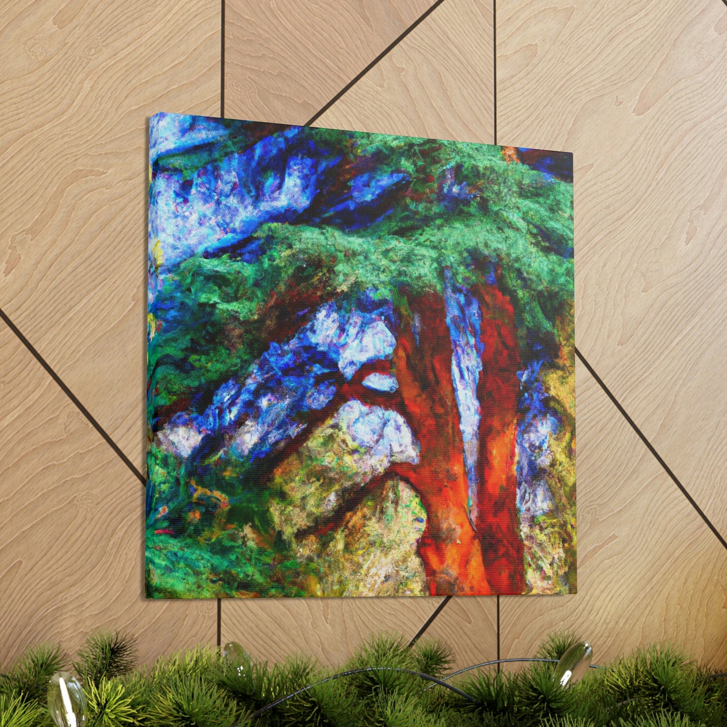 Cedar Tree Fauvism - Canvas