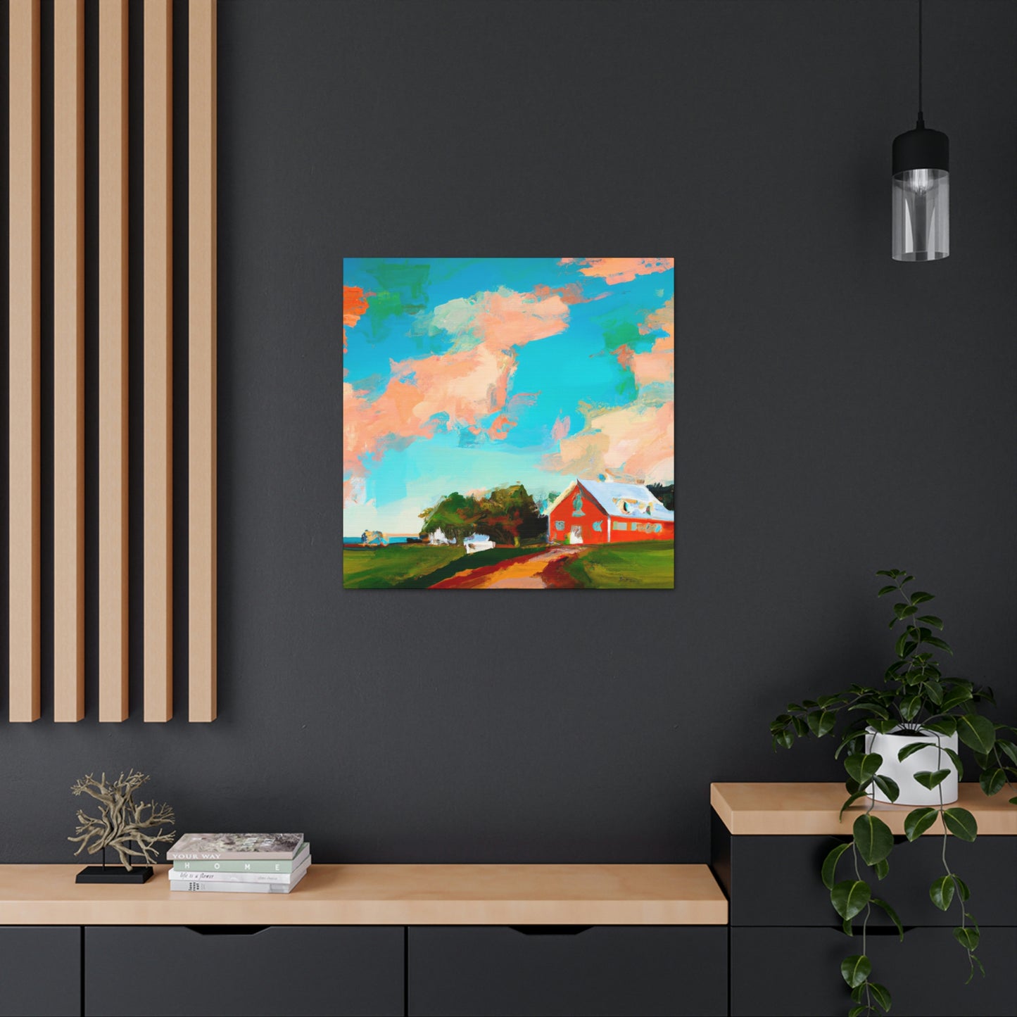 "Homestead at Sunrise" - Canvas