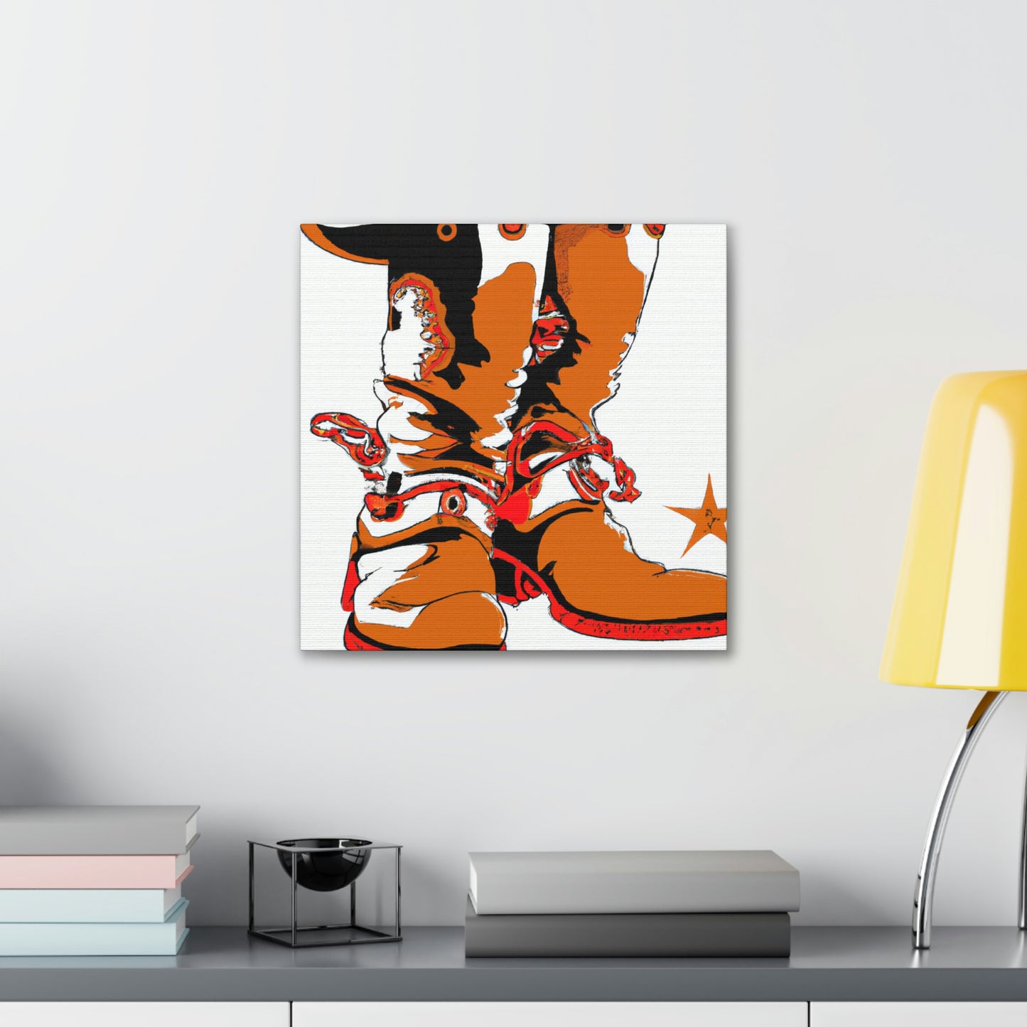 "Boots of Industrial Life" - Canvas