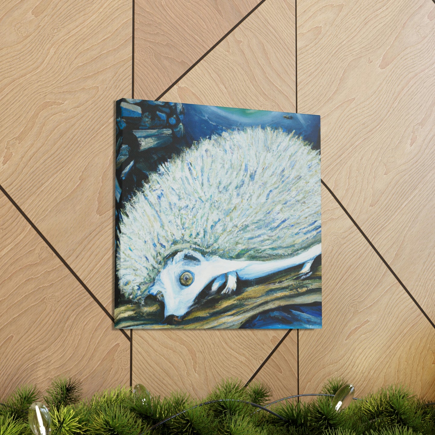 Hedgehog in Dreamland - Canvas