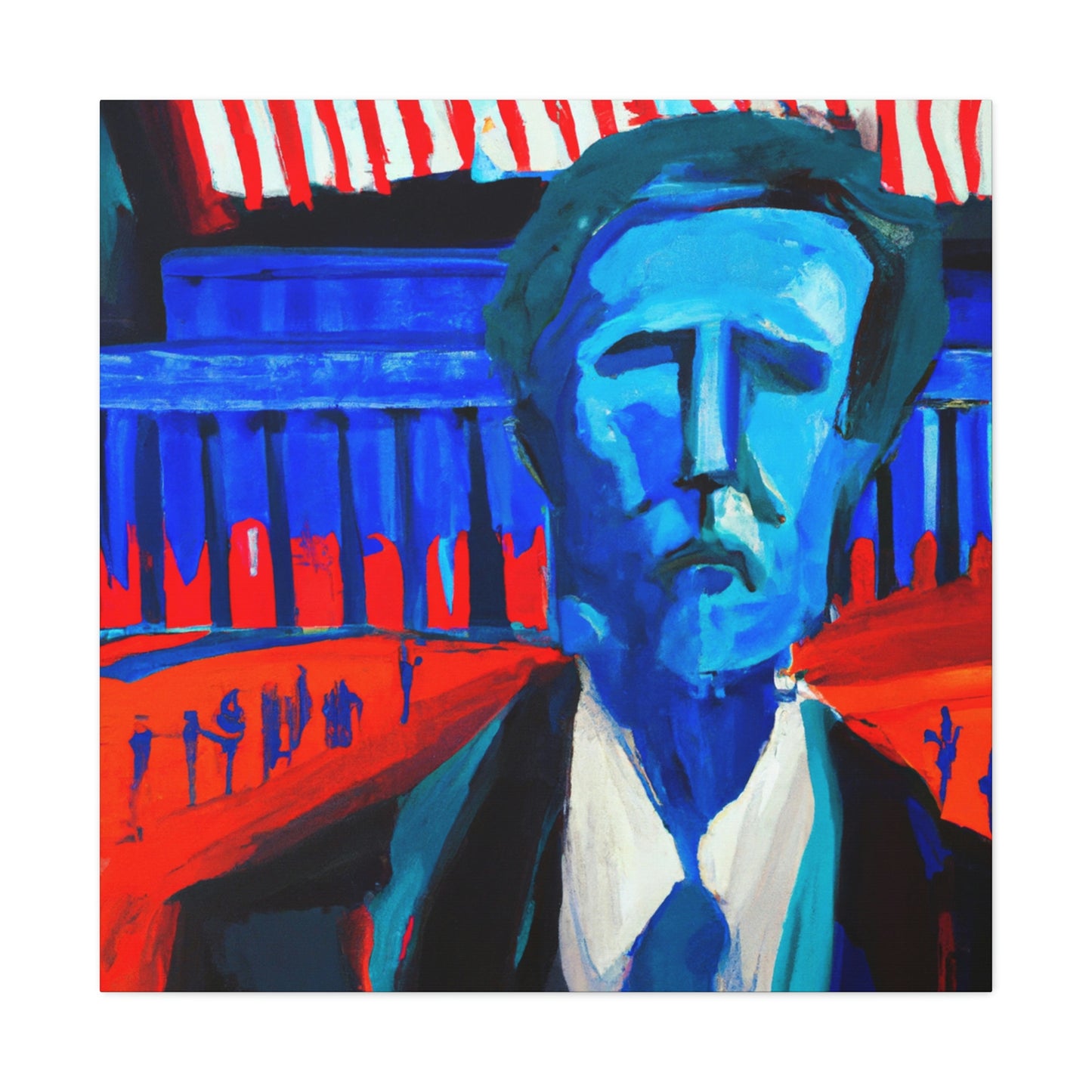 Lincoln in Surreality - Canvas