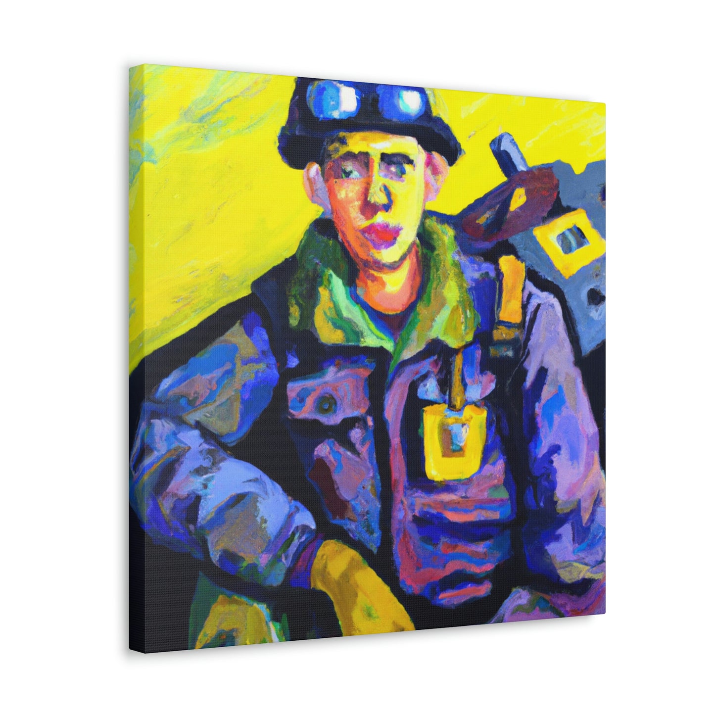 "Stoic Bomb Disposer" - Canvas