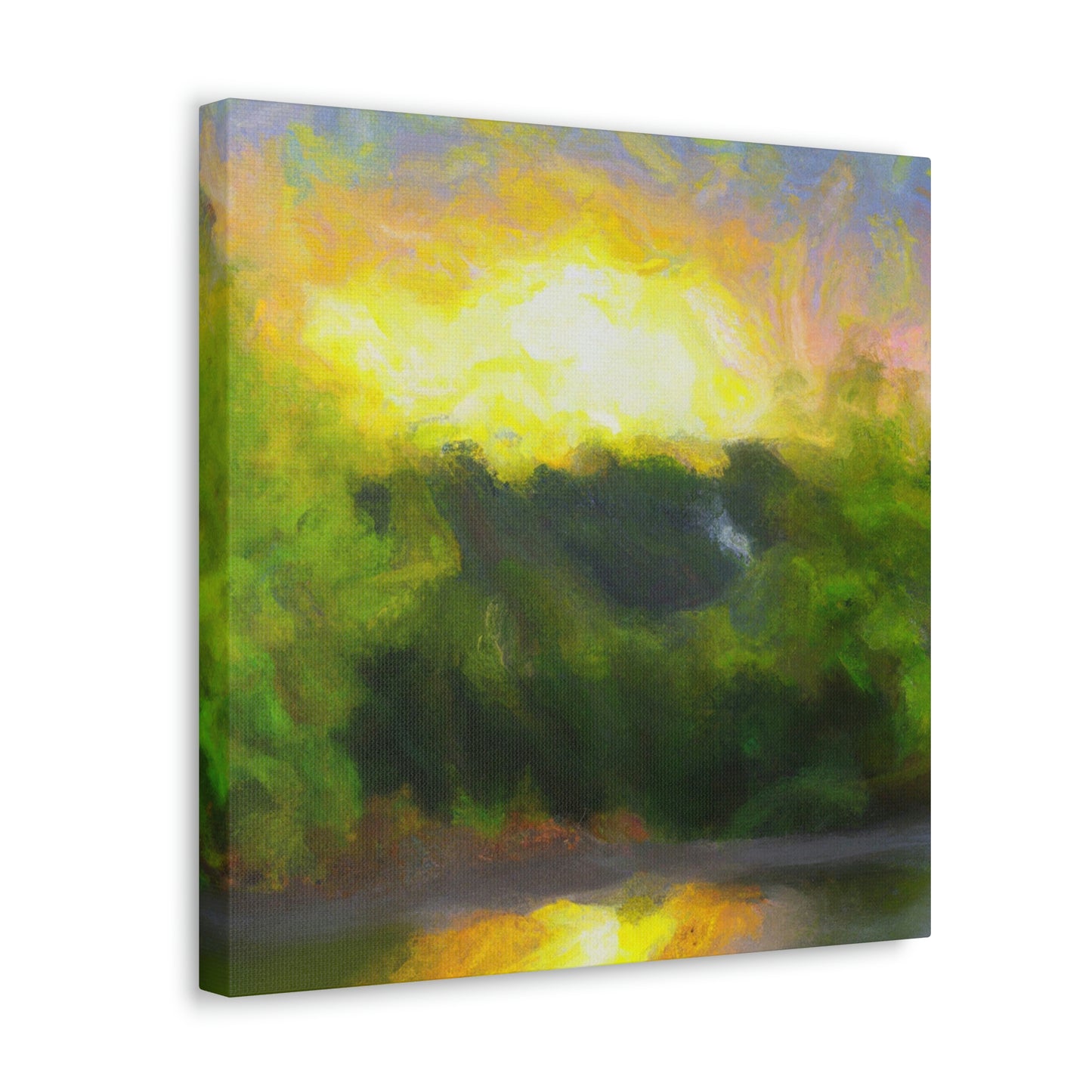 "Starry Sunrise Expanse" - Canvas