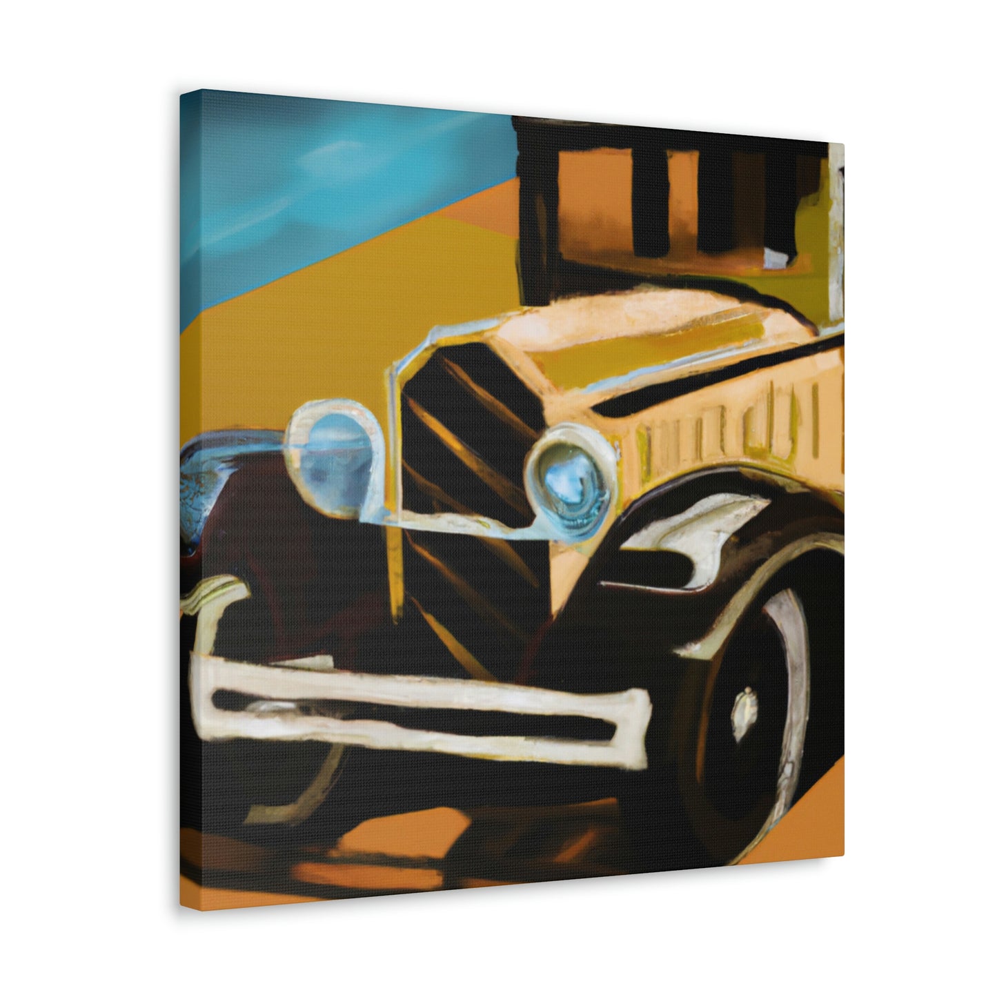 "Automobiles of the 20s" - Canvas