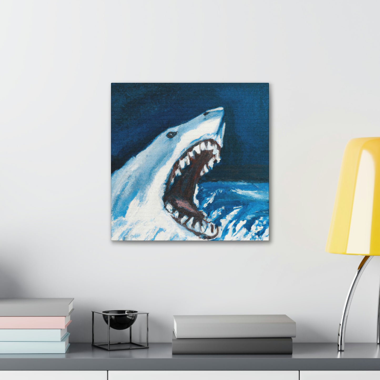 Great White Terror - Canvas