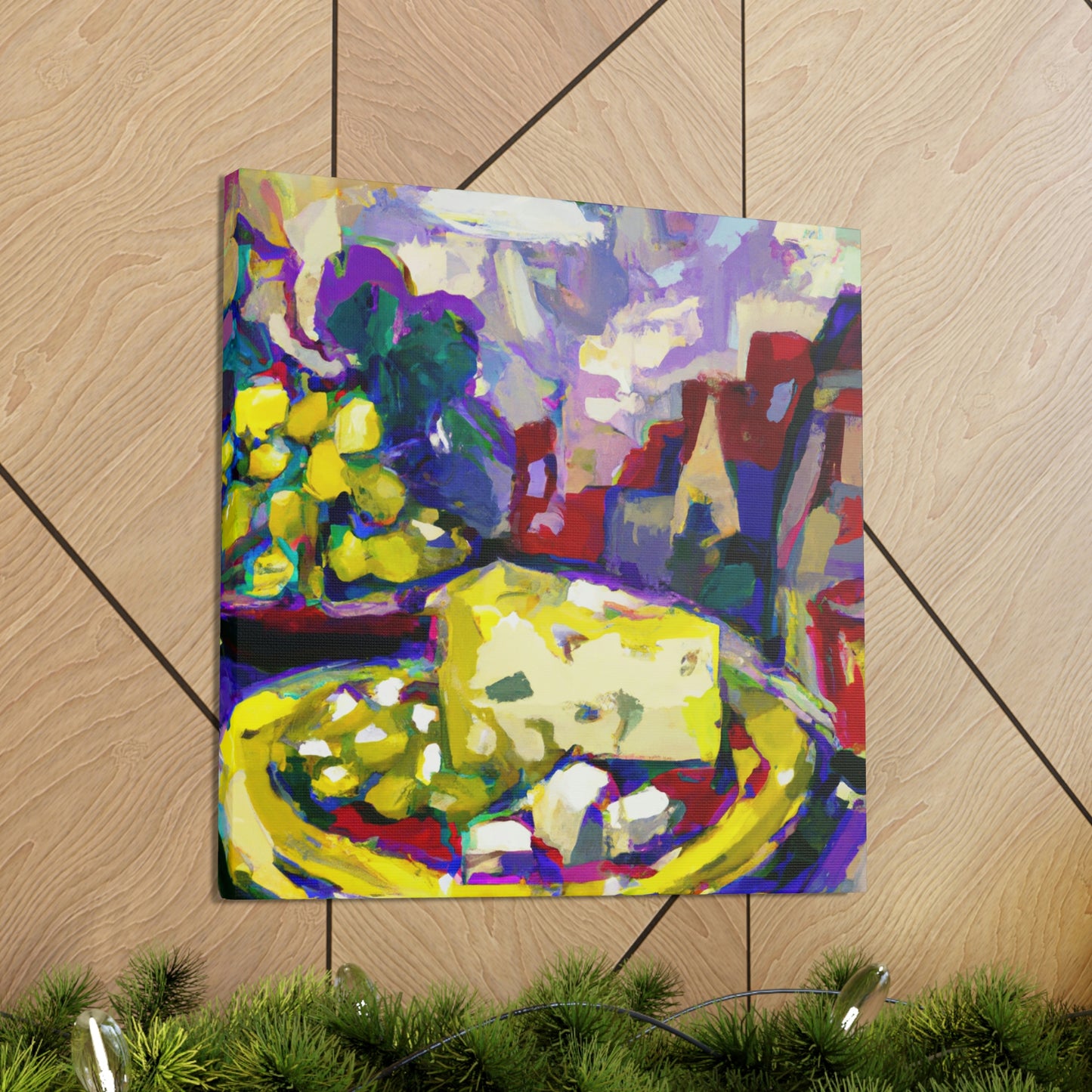 Cheese and Grapes Abound - Canvas