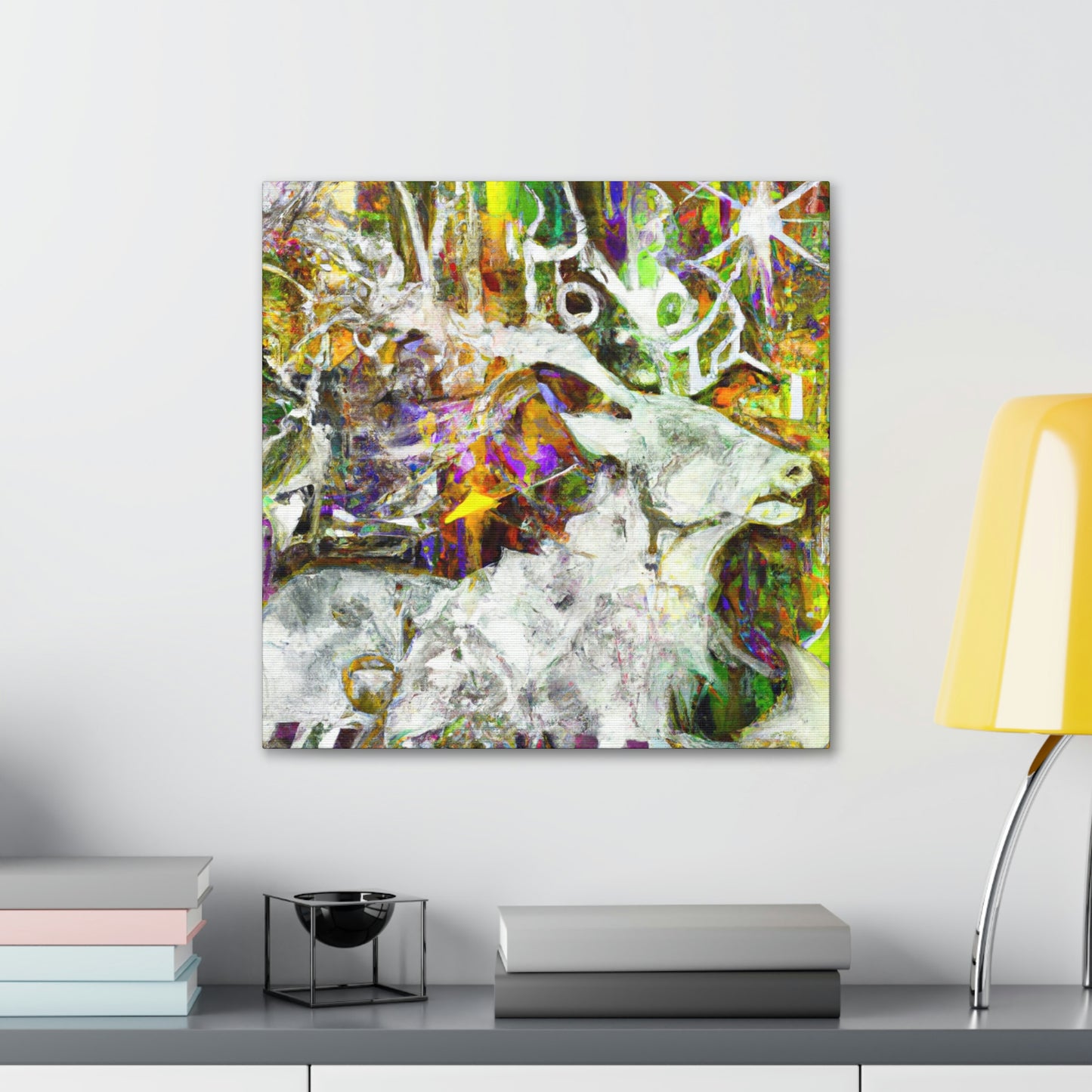 Reindeer in Flux - Canvas