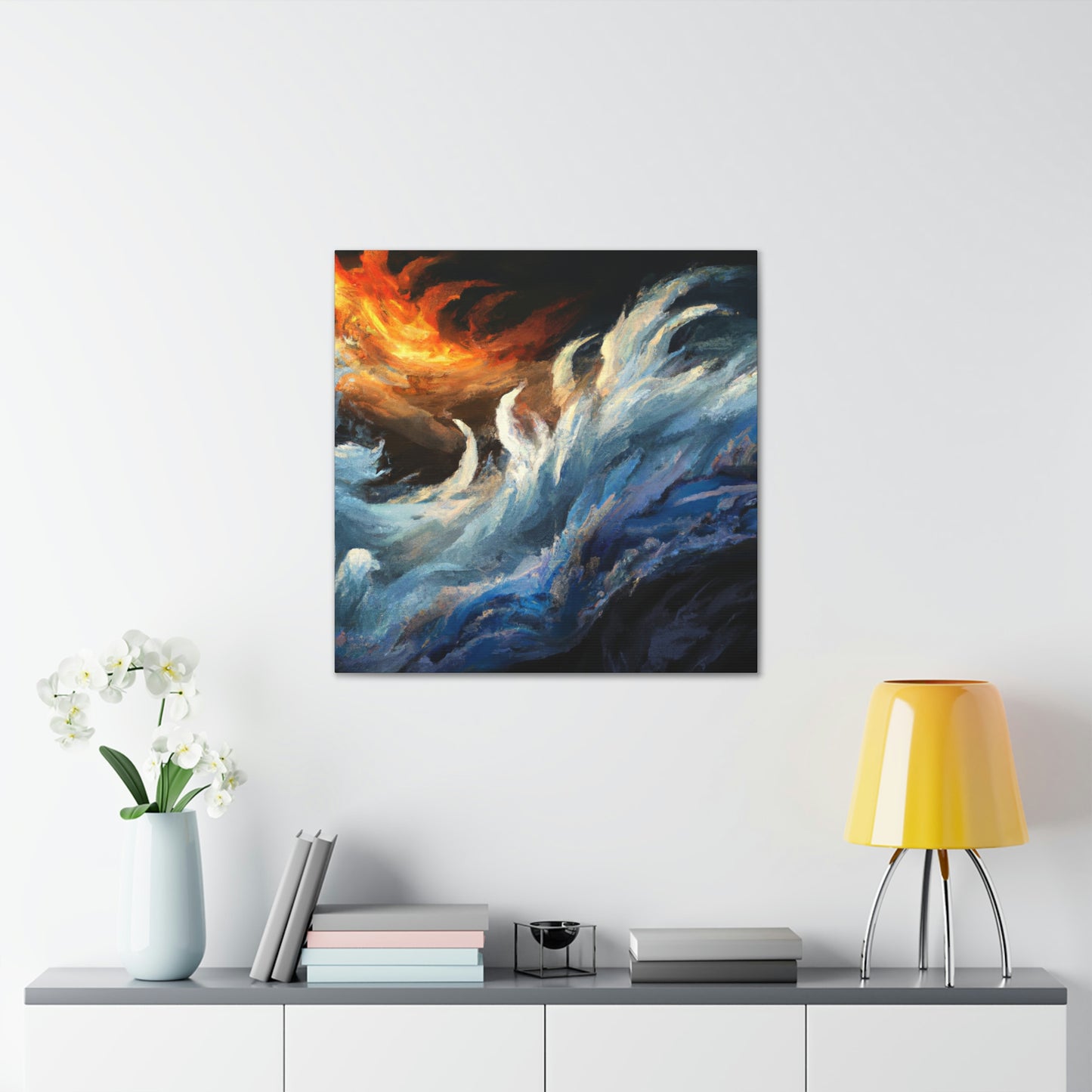 Oceans of Brilliant Hues - Canvas