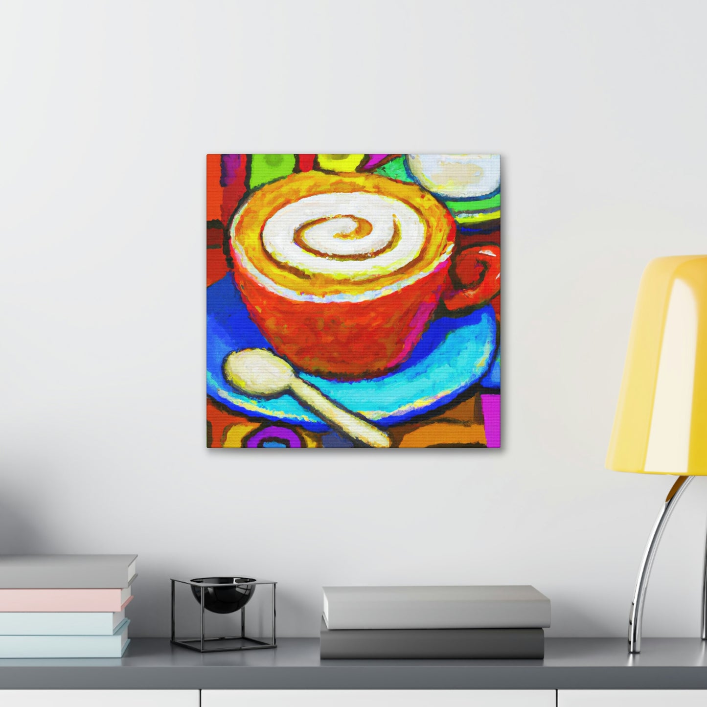 "Cappuchino in Fauvism." - Canvas