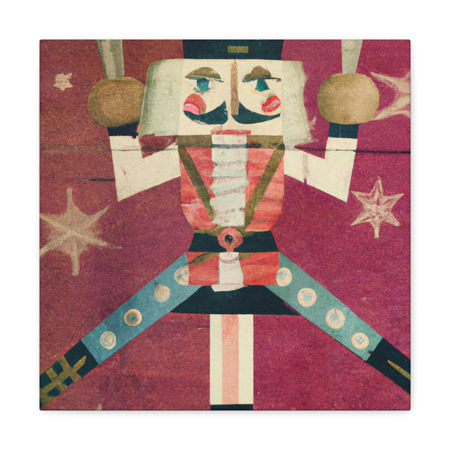 Nutcracker in Glitter - Canvas