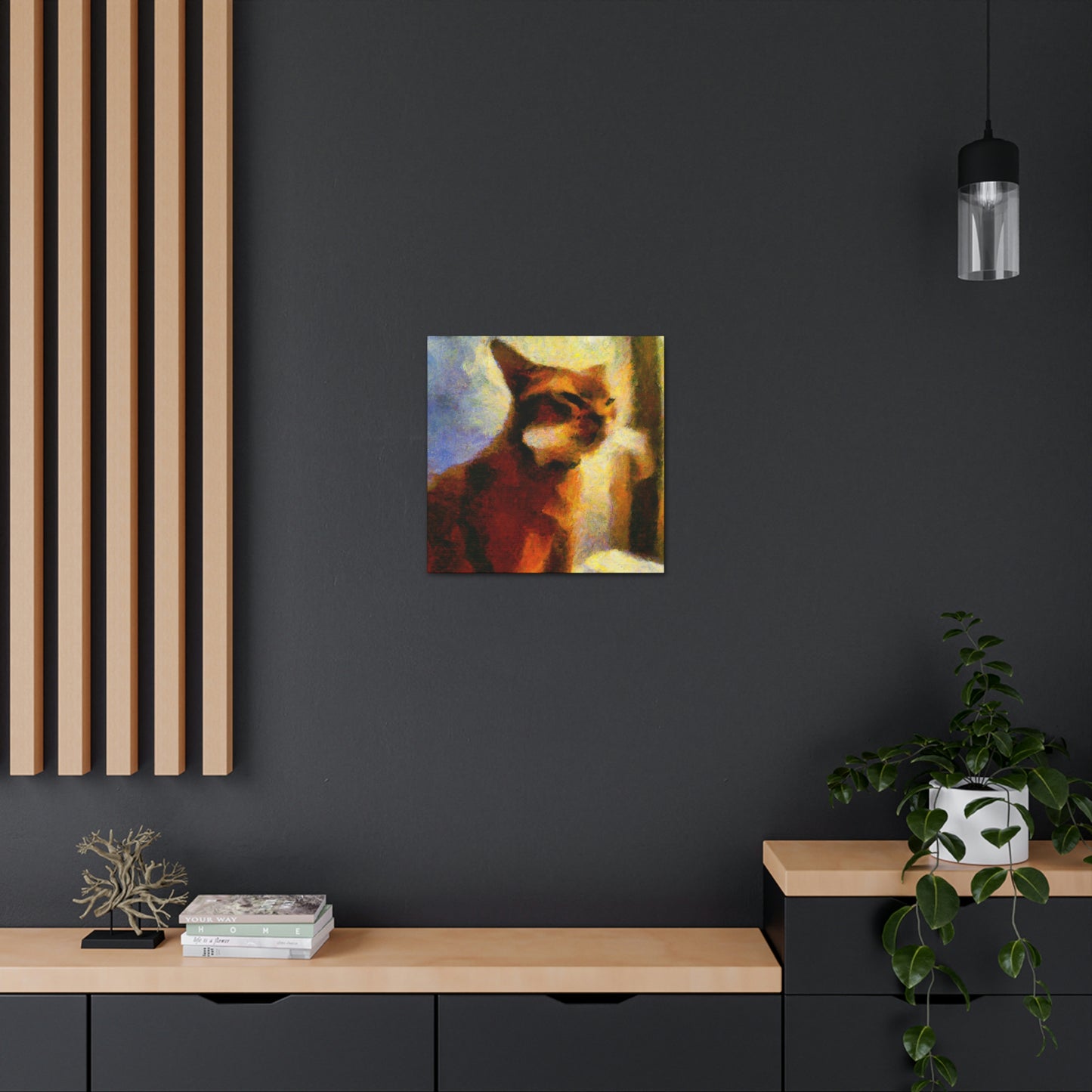 Abyssinian Splendor Portrayed - Canvas