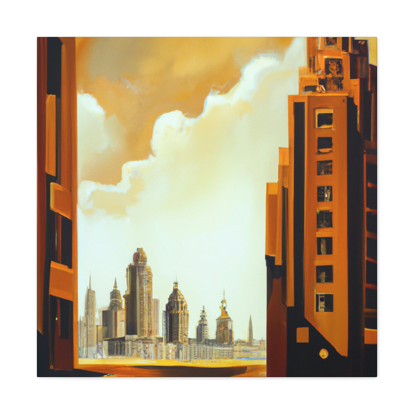 "Art Deco Masterpiece" - Canvas