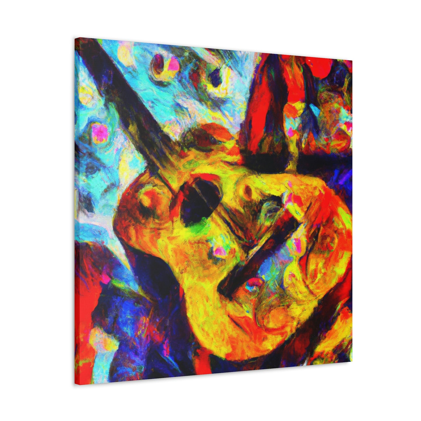 "Guitar Strummed Harmony" - Canvas