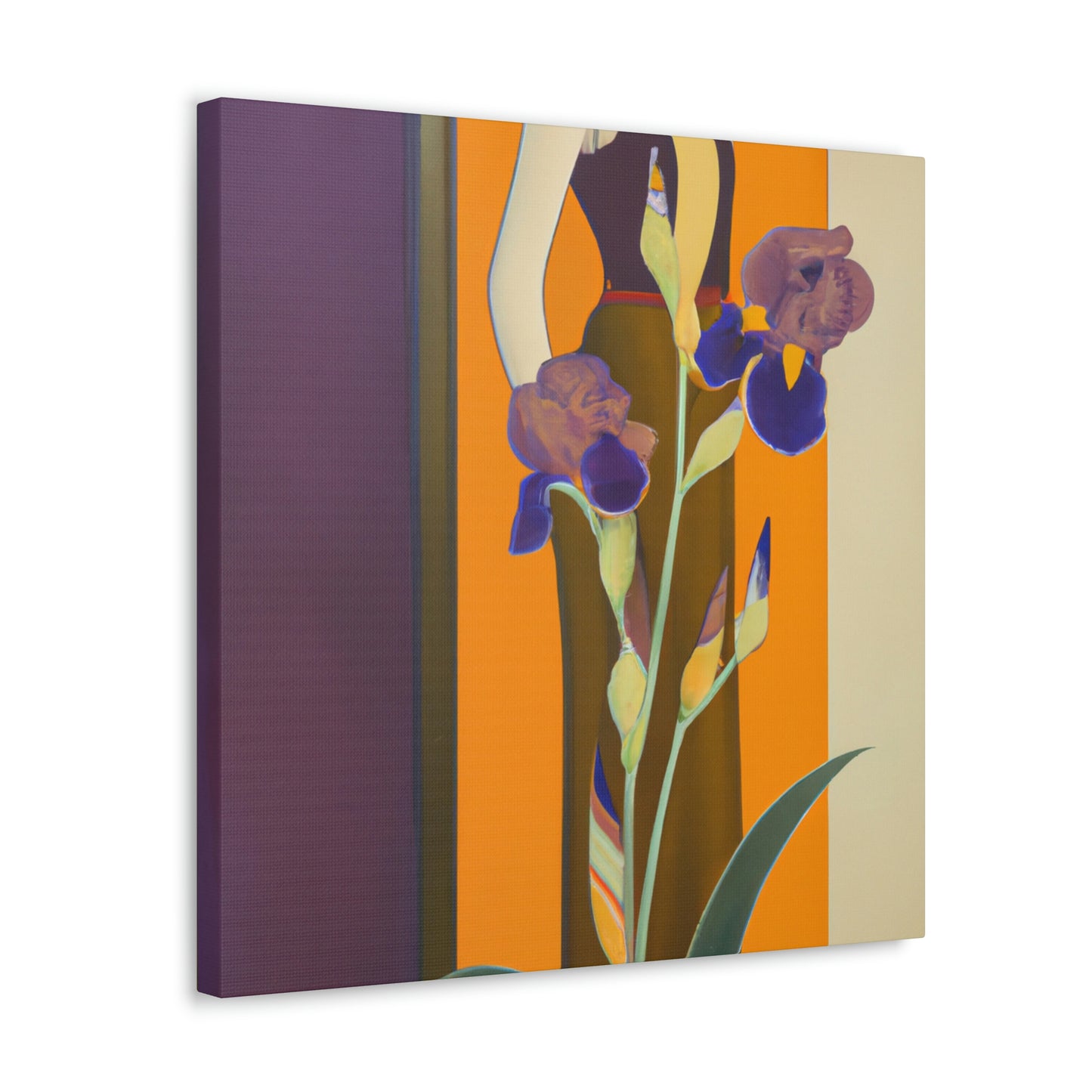 Iris in Splendor Glows - Canvas