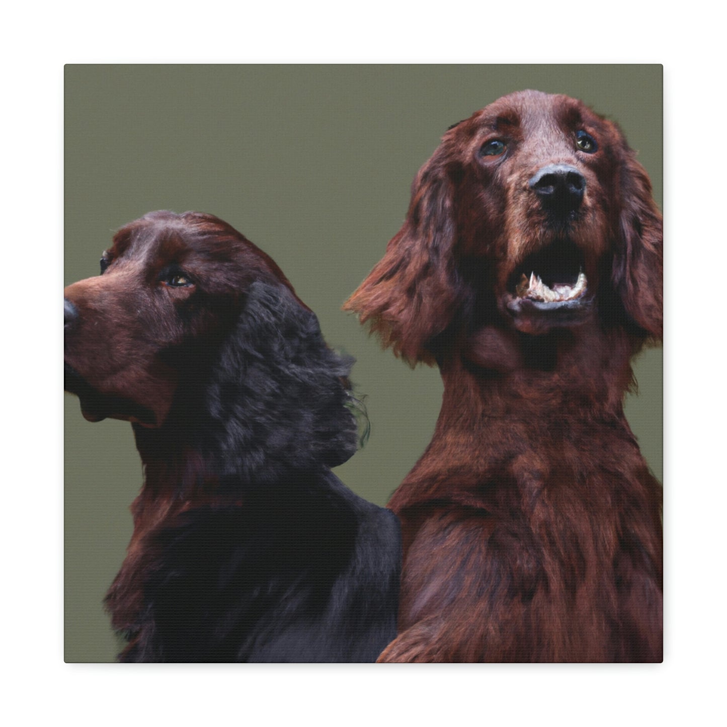 "A Simple Irish Setter" - Canvas