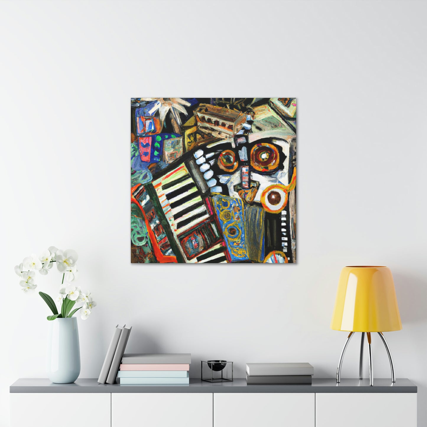 Accordion in Abstraction - Canvas