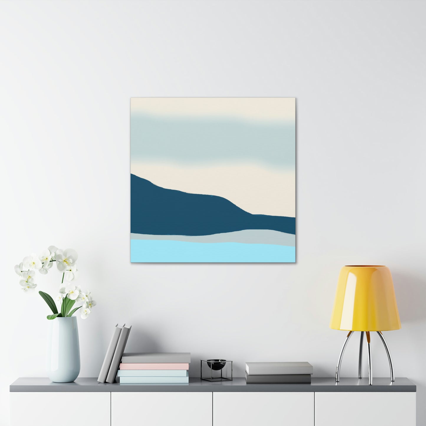 "Coastal Minimalism Abides" - Canvas