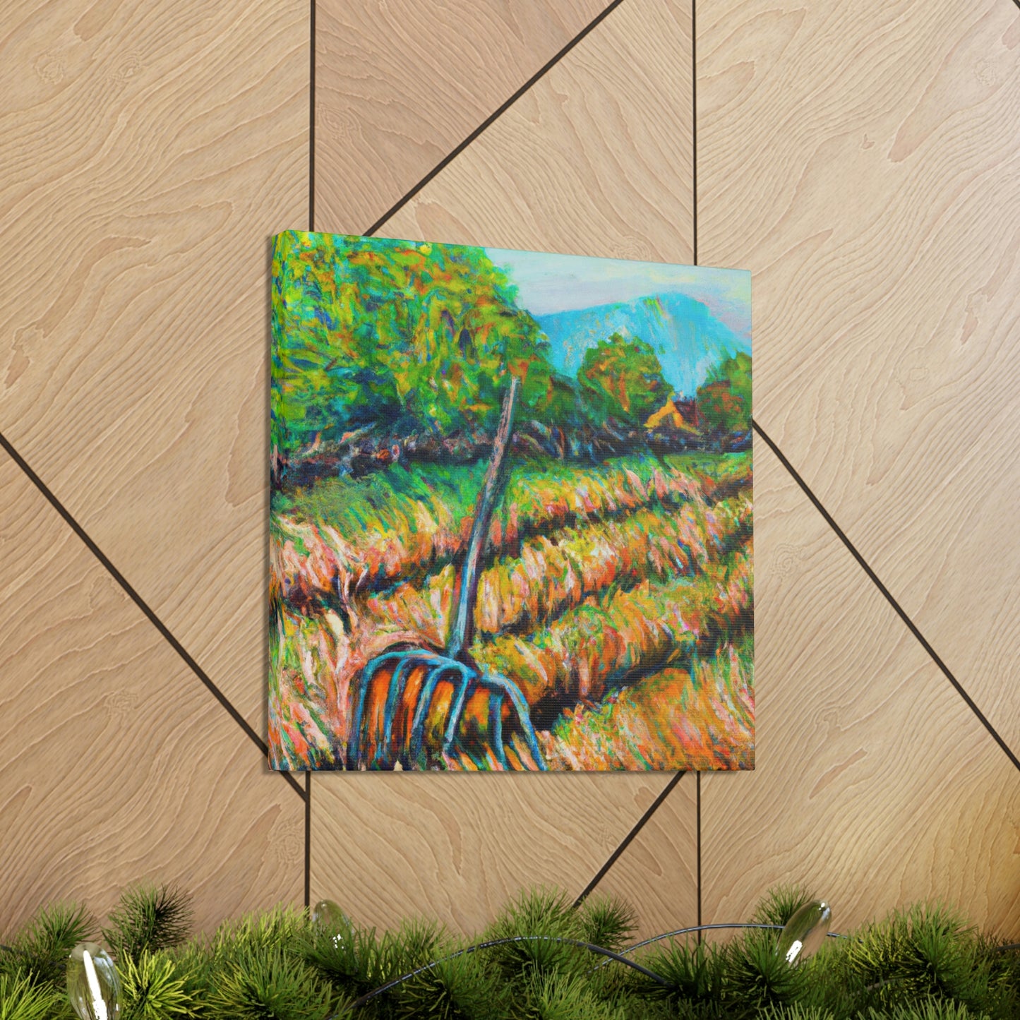 A Pitchfork Impression - Canvas