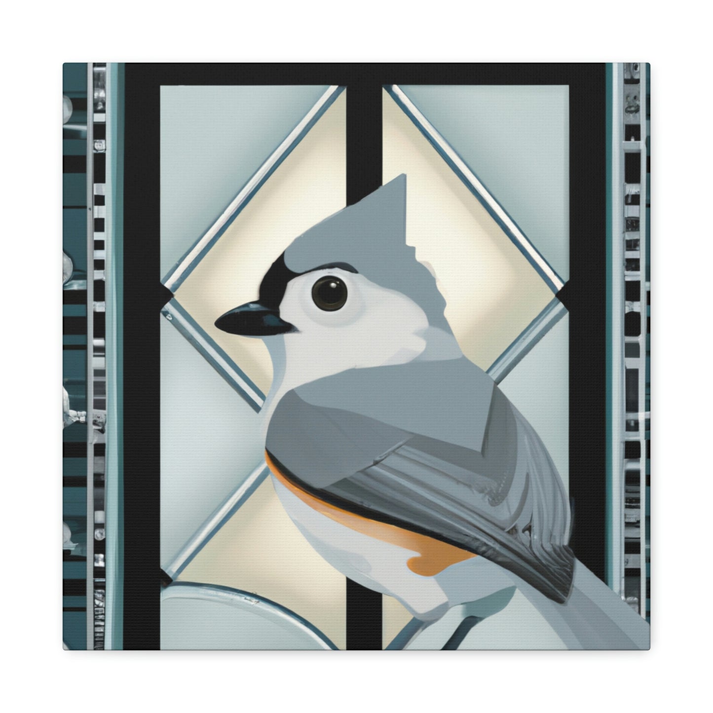 "Tufted Twenties Titmouse" - Canvas