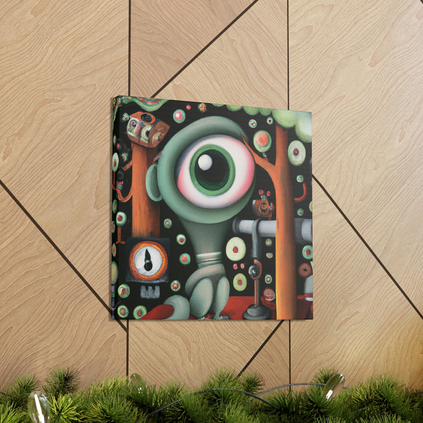 "Camouflaged Surreal World" - Canvas