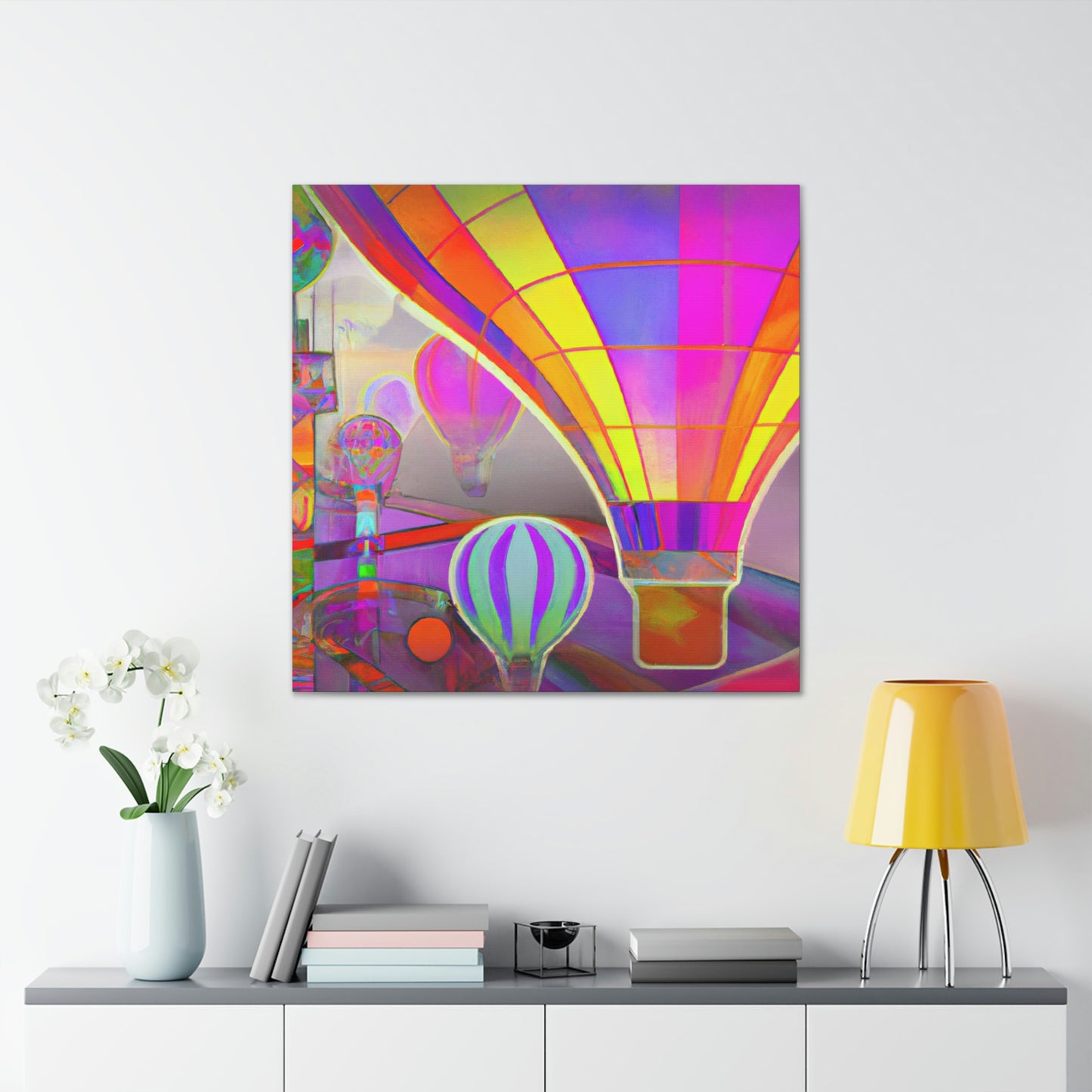 Ascending Air Balloons - Canvas