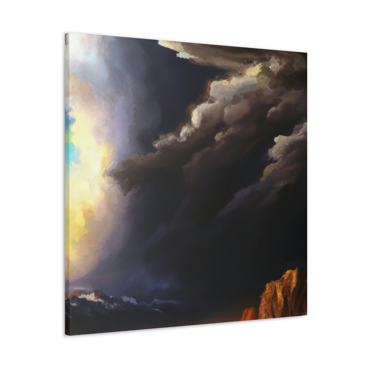 "Stormy Weather Ahead" - Canvas