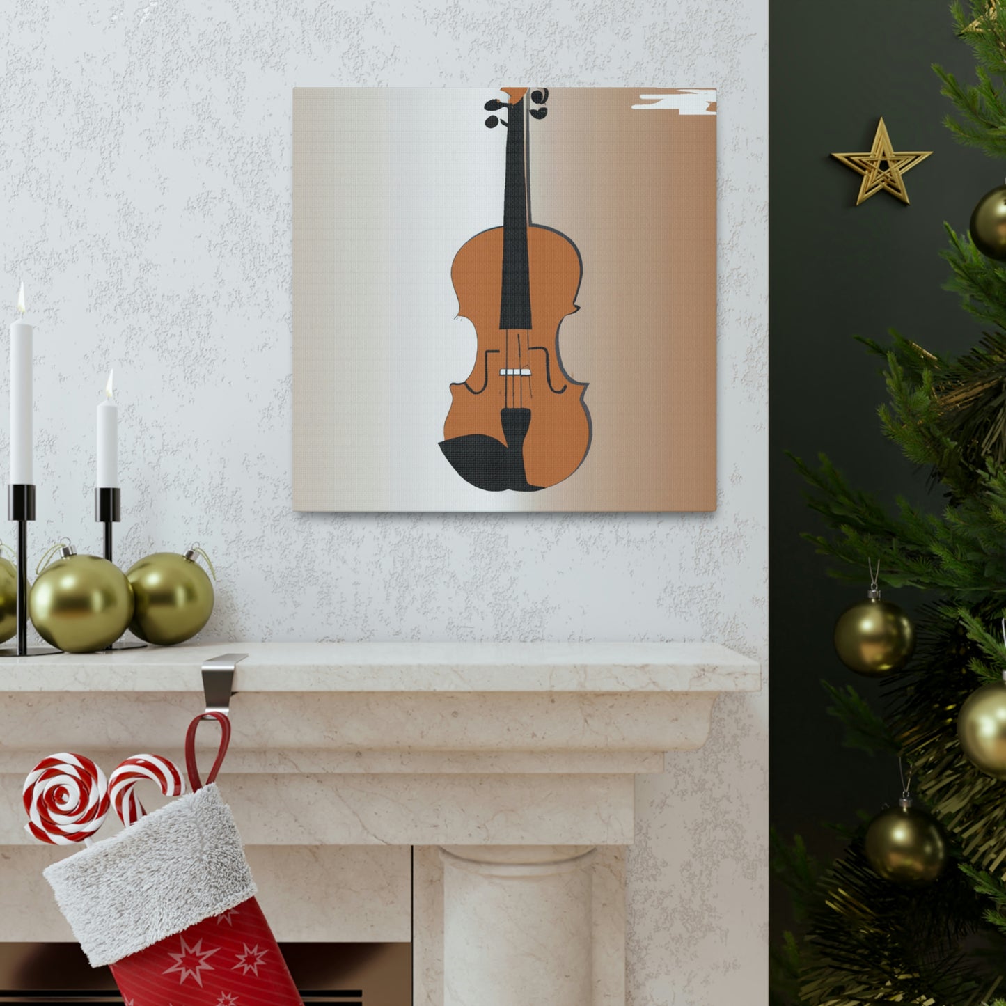 "Violin in Reflection" - Canvas