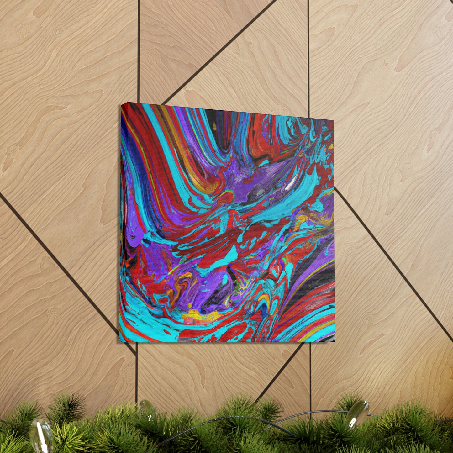 "Dynamic Flowing Melodies" - Canvas