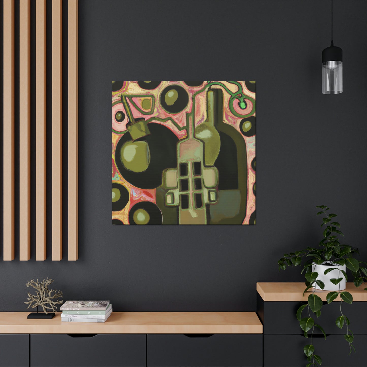 Grenades in Colorful Chaos - Canvas