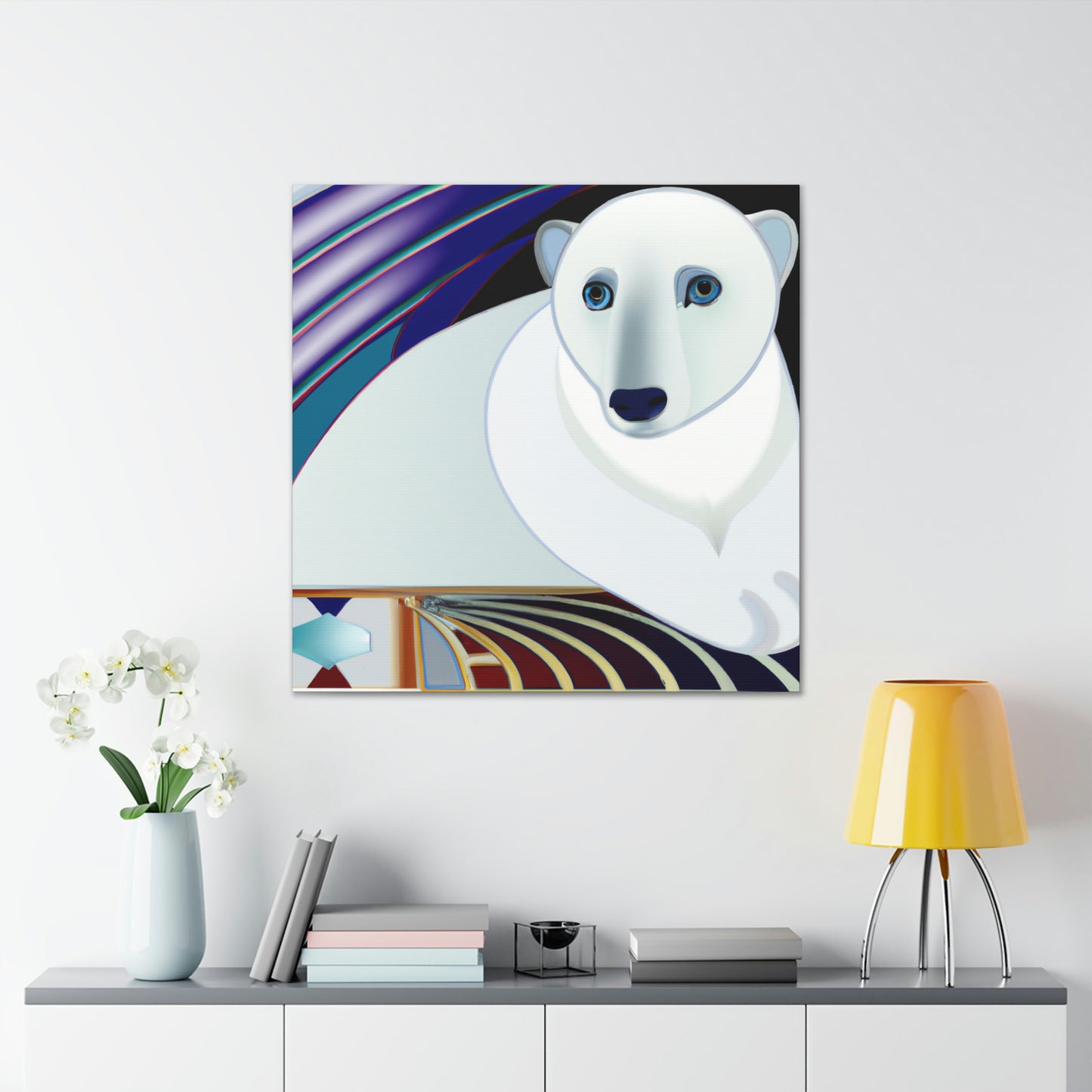 Ermine's Shining Splendor - Canvas