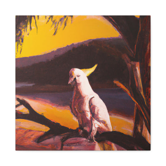 Cockatoo in Bloom - Canvas