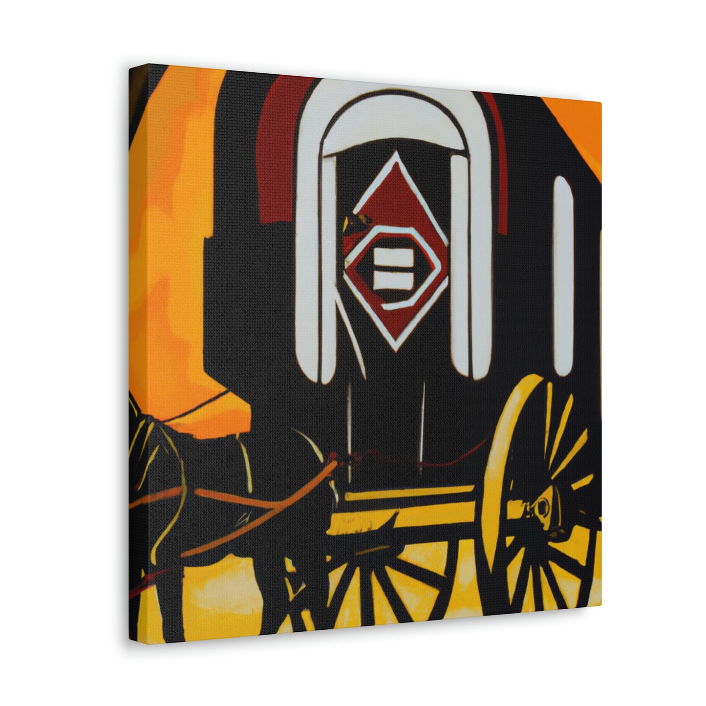 "Roaring Chuck Wagon" - Canvas