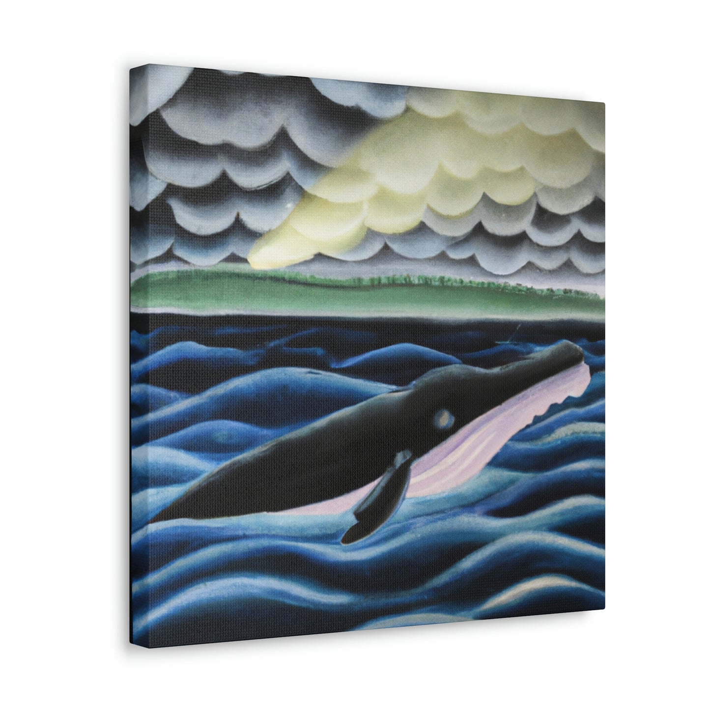 Whale in Absinthia - Canvas